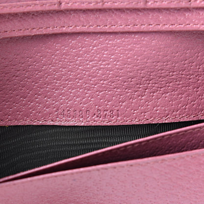Gucci Calfskin Continental Wallet Pink 8 of 10