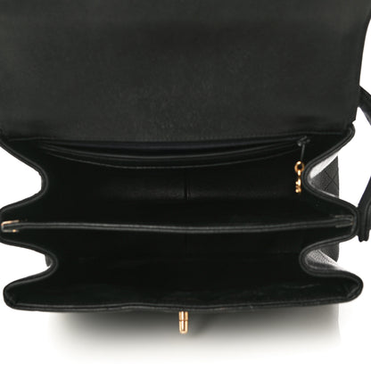 Chanel Caviar Quilted Jumbo Kelly Flap Black 6 of 12