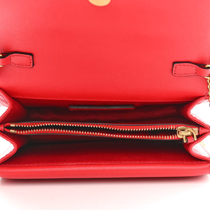 Valentino Garavani Smooth Calfskin Mini Vring Crossbody Bag Rouge Pur 5 of 9