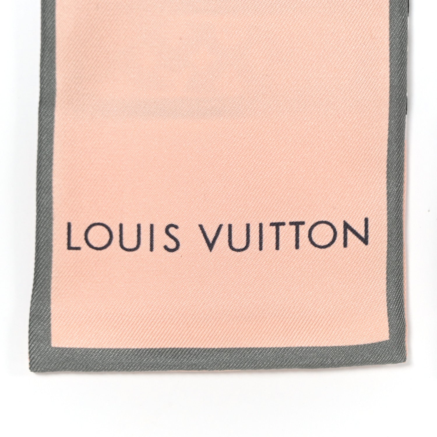 Louis Vuitton Silk Monogram Trunks Bandeau Rose Poudre 2 of 7