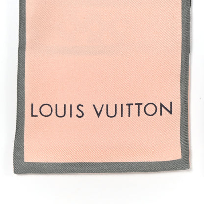 Louis Vuitton Silk Monogram Trunks Bandeau Rose Poudre 2 of 7