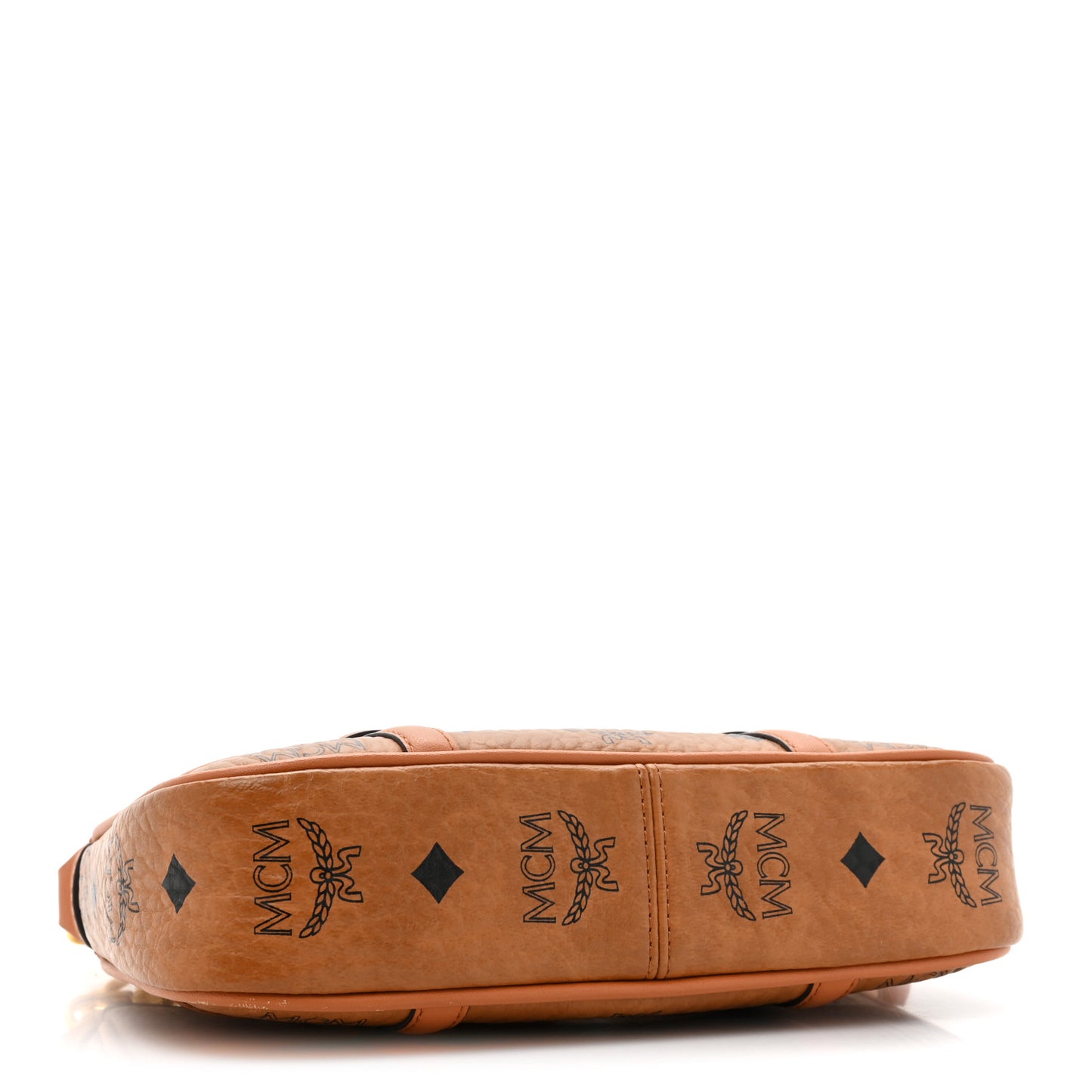 Visetos Nappa Mini Delmy Chain Shoulder Bag Cognac