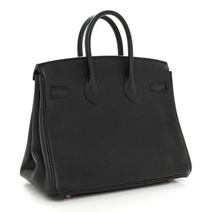 Hermes Togo Birkin 25 Black 3 of 13