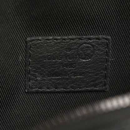 Louis Vuitton Calfskin Monogram Shadow Discovery Bumbag Black 6 of 11