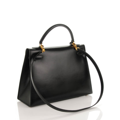 Hermes Box Kelly Sellier 32 Black 3 of 31