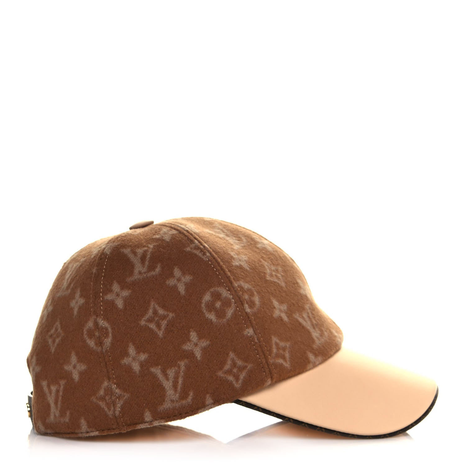 Louis Vuitton Wool Monogram Carry On Cap M Beige 4 of 9