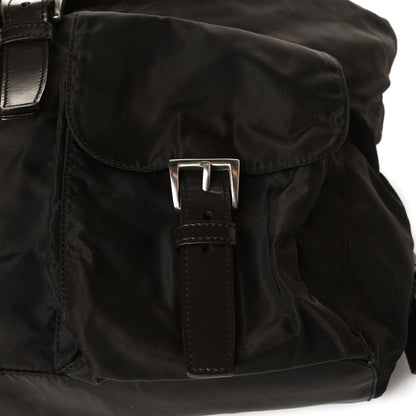 Prada Nylon Vela Medium Backpack Dark Brown 11 of 15