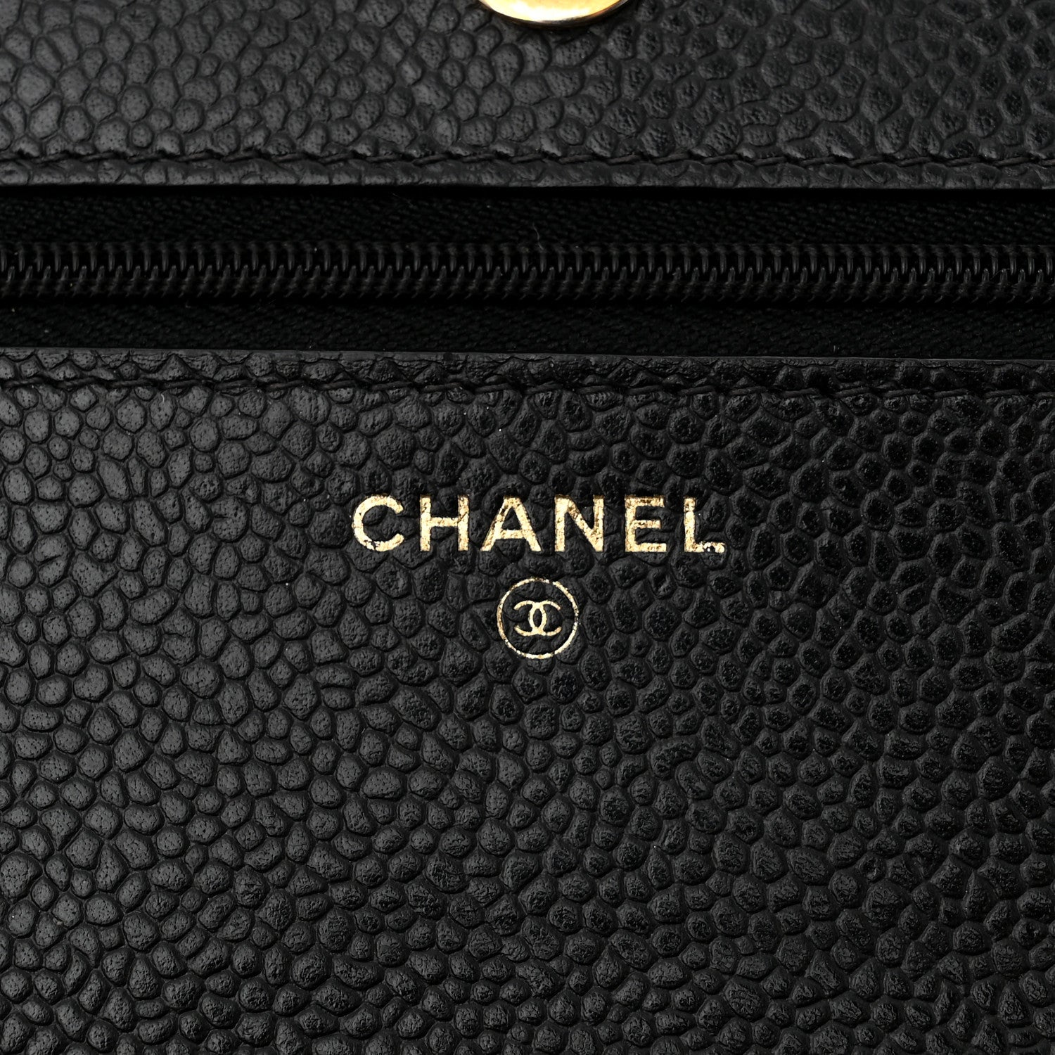 Chanel Caviar Quilted Wallet on Chain WOC Black 6 of 15