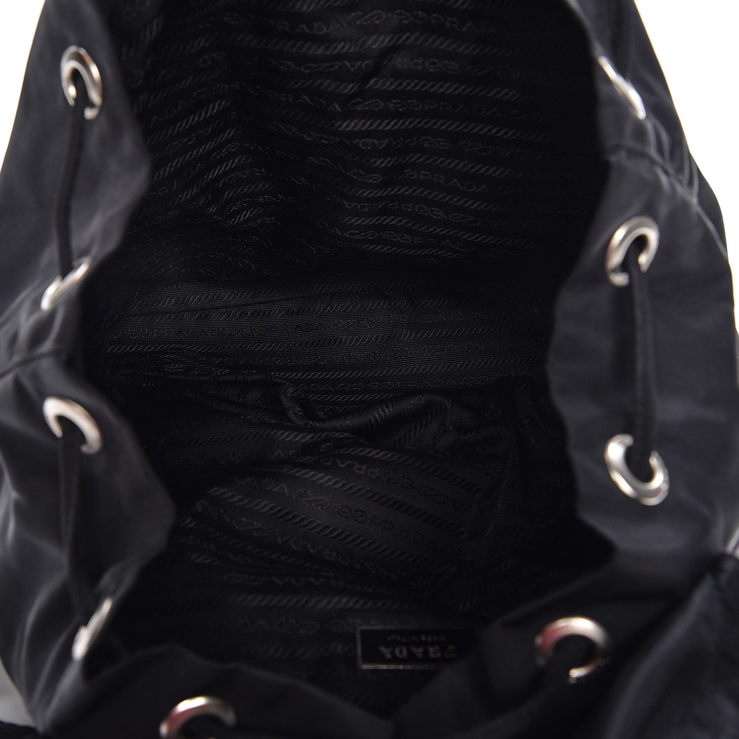 Nylon Vela Medium Backpack Black