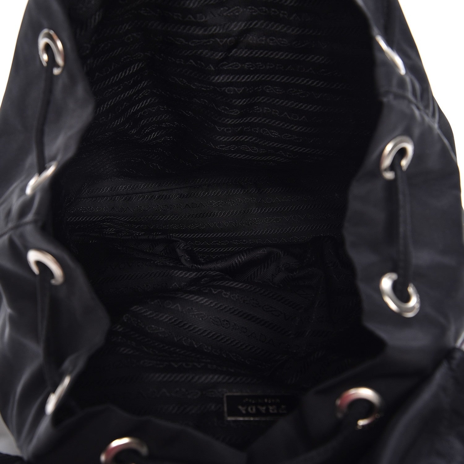 Prada Nylon Vela Medium Backpack Black 5 of 12