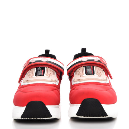 Prada Neoprene Floral Sneakers 37 Lacca 2 of 11