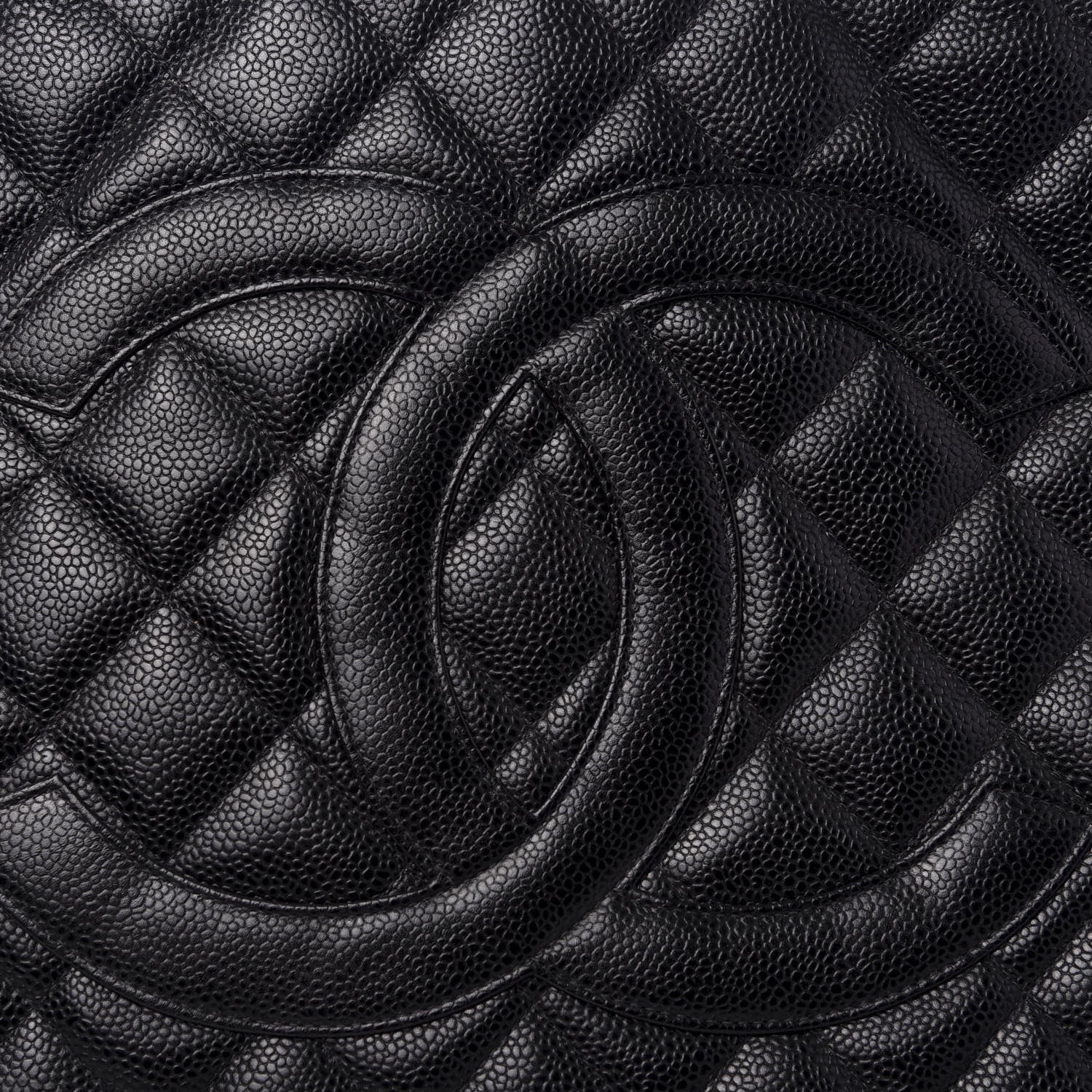 Chanel Caviar Quilted Medallion Tote Black 6 of 8