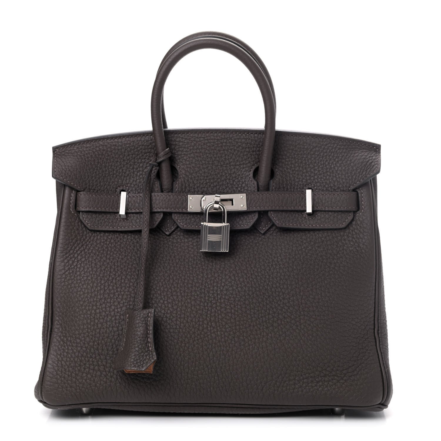 Hermes Togo Verso Birkin 25 Ebene Gold 1 of 12