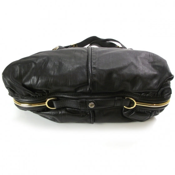 Leather Alex Hobo Black