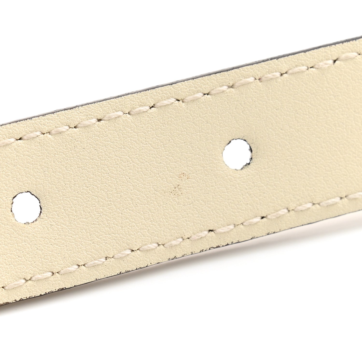 Gucci Calfskin Double G 20mm Belt 75 30 Mystic White 8 of 9