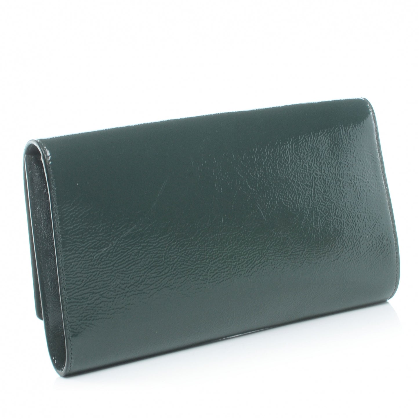 Patent Large Belle de Jour Clutch Green