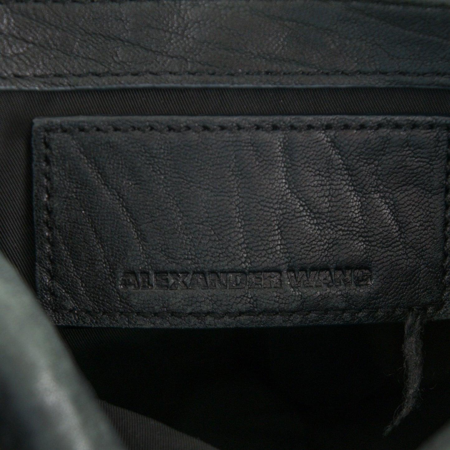 Pebbled Lambskin Rocco Black Rose Gold Hardware