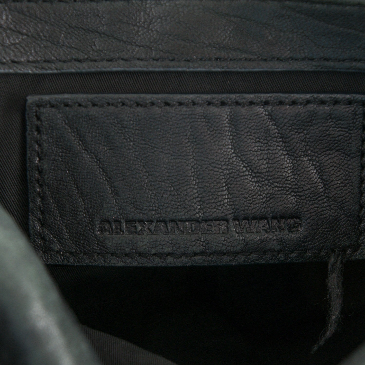 Alexander Wang Pebbled Lambskin Rocco Black Rose Gold Hardware 7 of 9