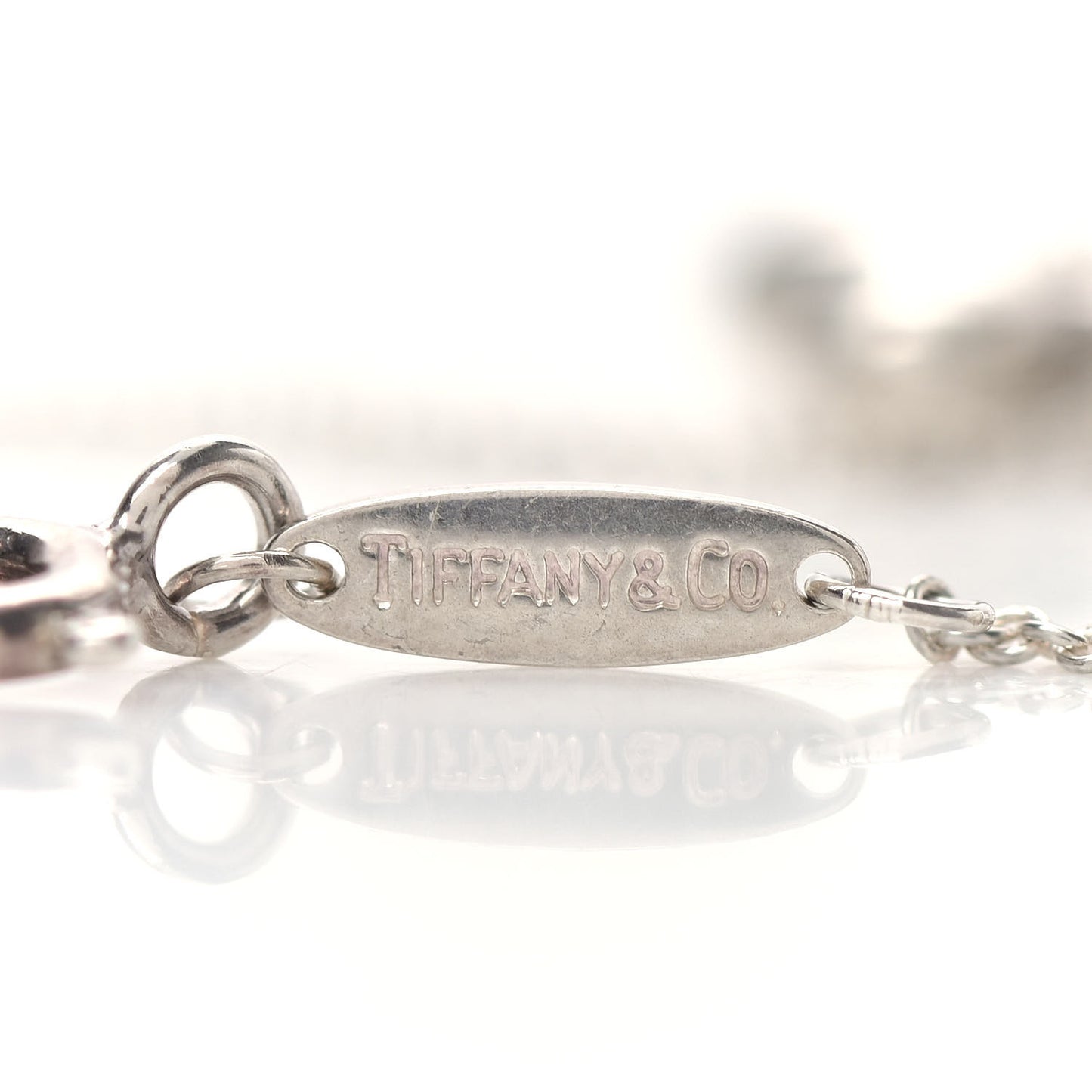 Sterling Silver 16mm Elsa Peretti Cross Pendant Necklace