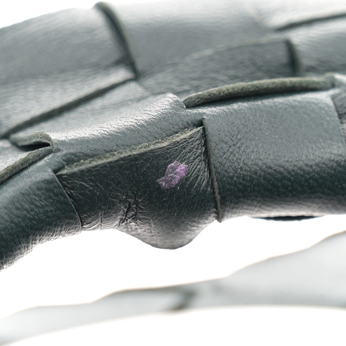 Nappa Intrecciato Mini Jodie Dark Moss