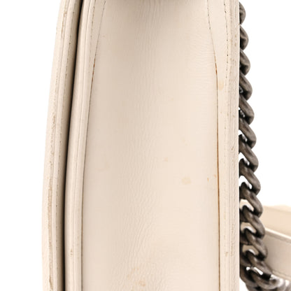 Chanel Calfskin Double Stitch New Medium Boy Flap White 20 of 20