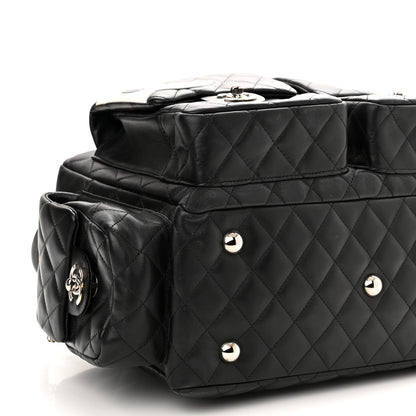 Chanel Calfskin Quilted Large Cambon Multipocket Reporter Black 8 of 9