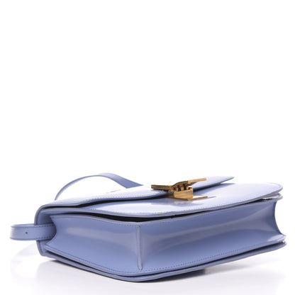 Celine Spazzolato Calfskin Medium Classic Box Flap Bag Porcelain 4 of 11