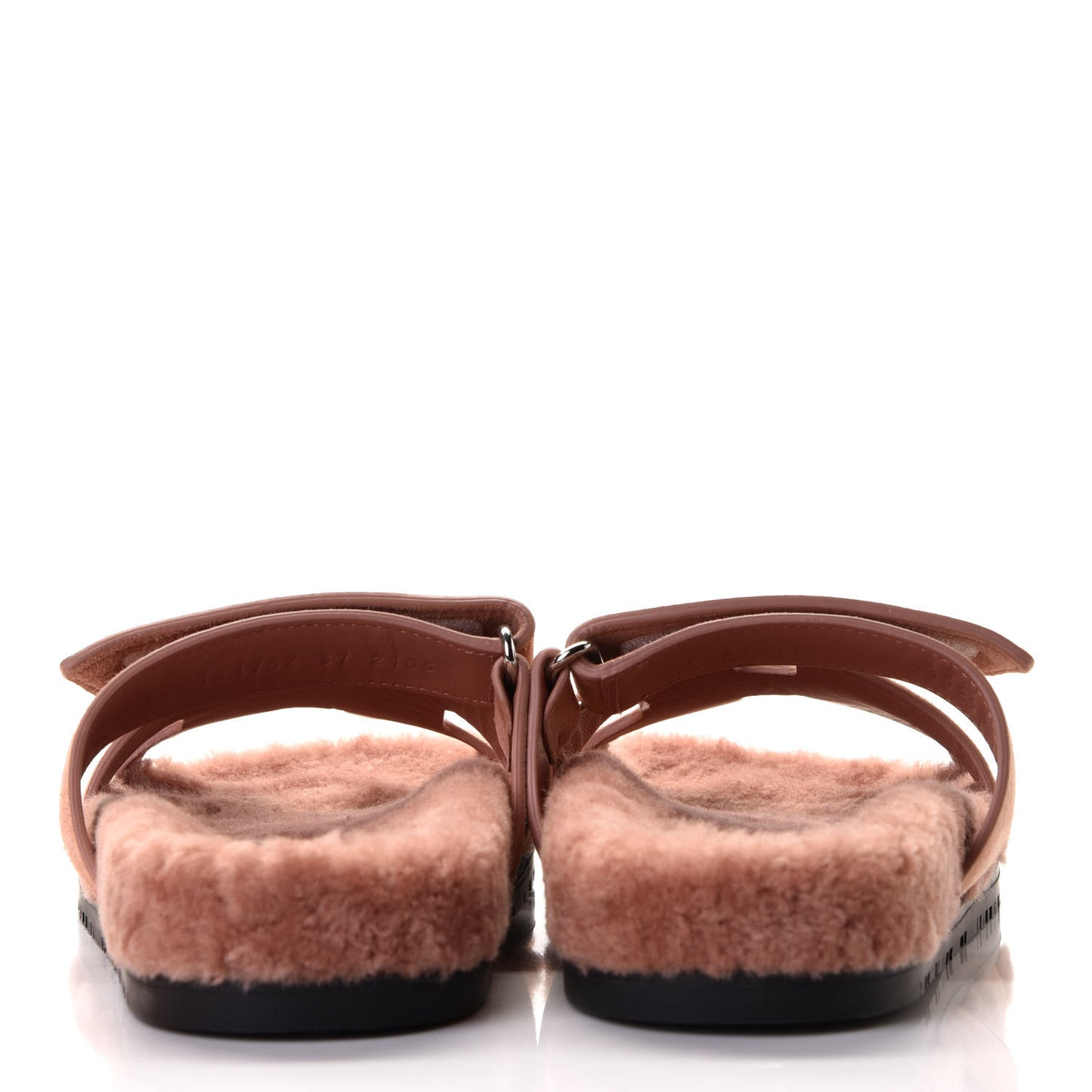 Suede Goatskin Woolskin Womens Chypre Sandals 37 Rose Aube