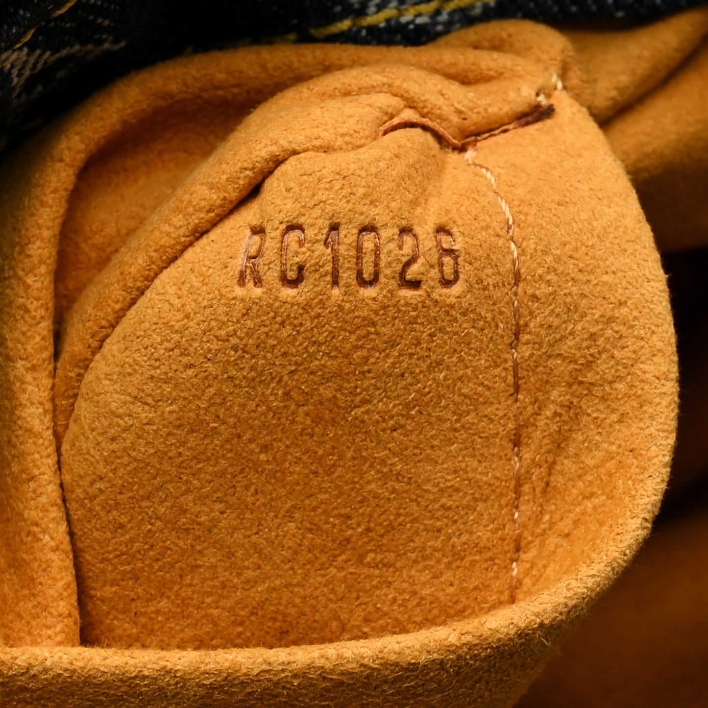 Denim Raye Trousse Cosmetic Pouch