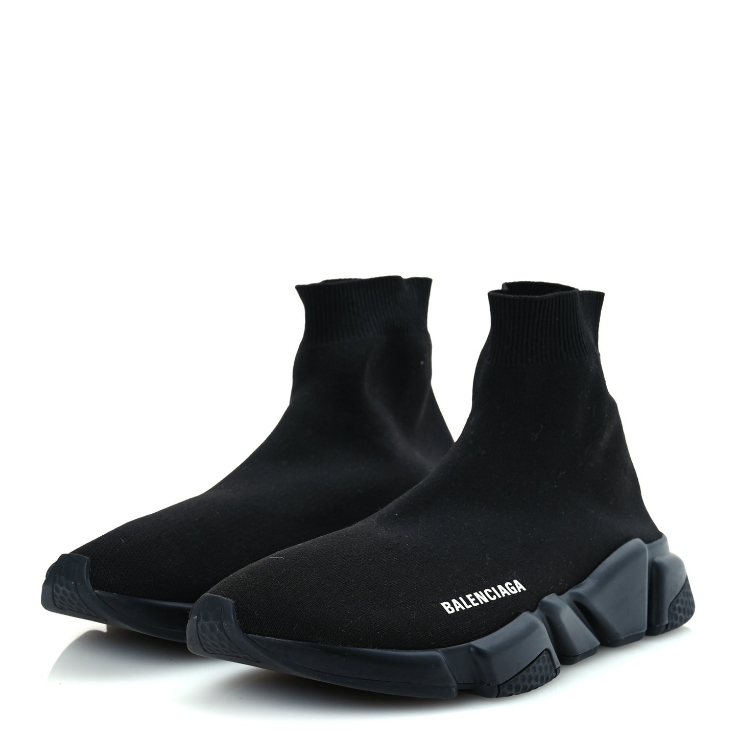 Neoprene Knit Mens Speed Sneakers 42 Black White