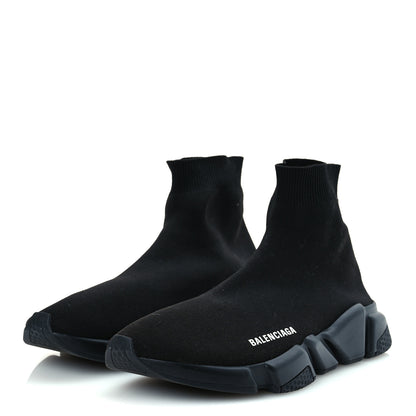 Balenciaga Neoprene Knit Mens Speed Sneakers 42 Black White 4 of 11