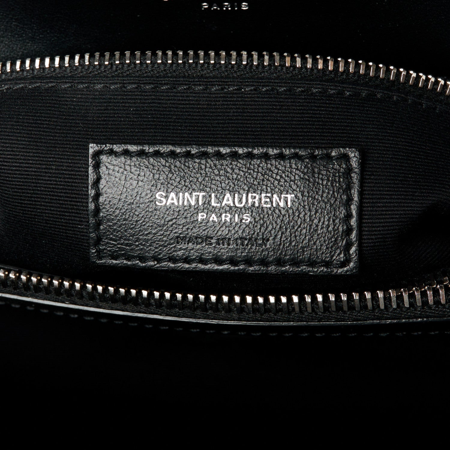 Saint Laurent Calfskin Y Quilted Monogram Medium Loulou Chain Satchel Black 7 of 11