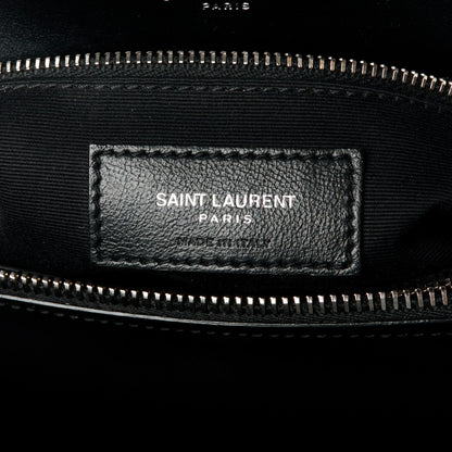 Saint Laurent Calfskin Y Quilted Monogram Medium Loulou Chain Satchel Black 7 of 11