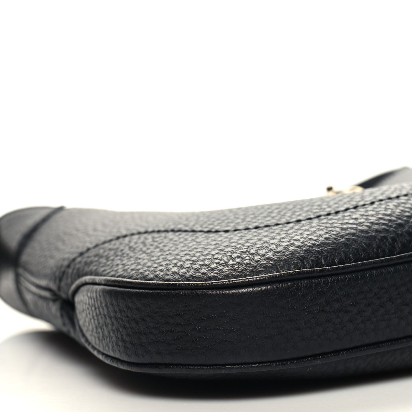 Calfskin Small Jackie O Hobo Black