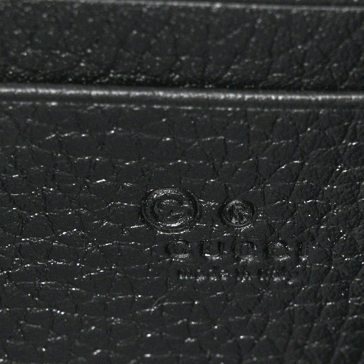Gucci Calfskin GG Marmont Chain Wallet Black 11 of 12