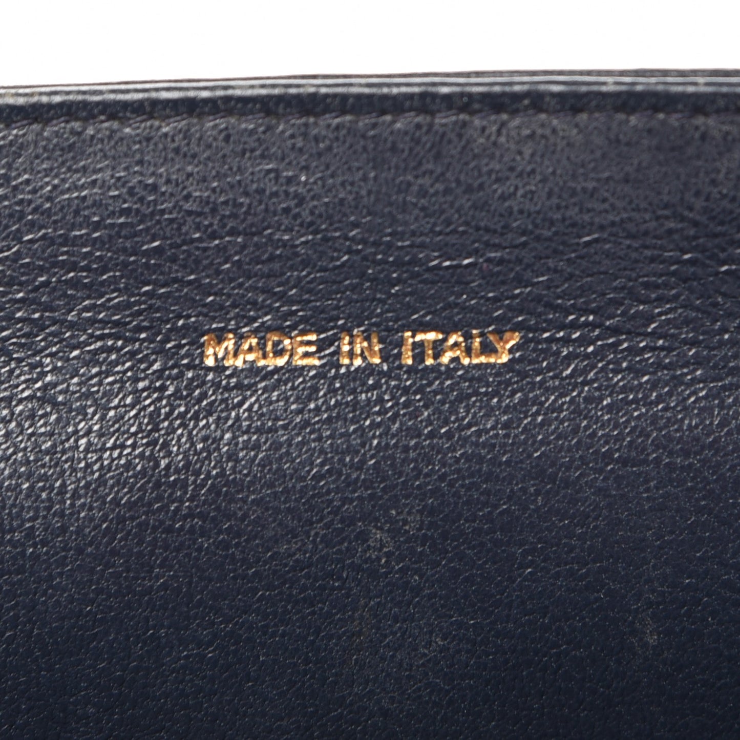 Lambskin Quilted CC Small Single Flap Navy