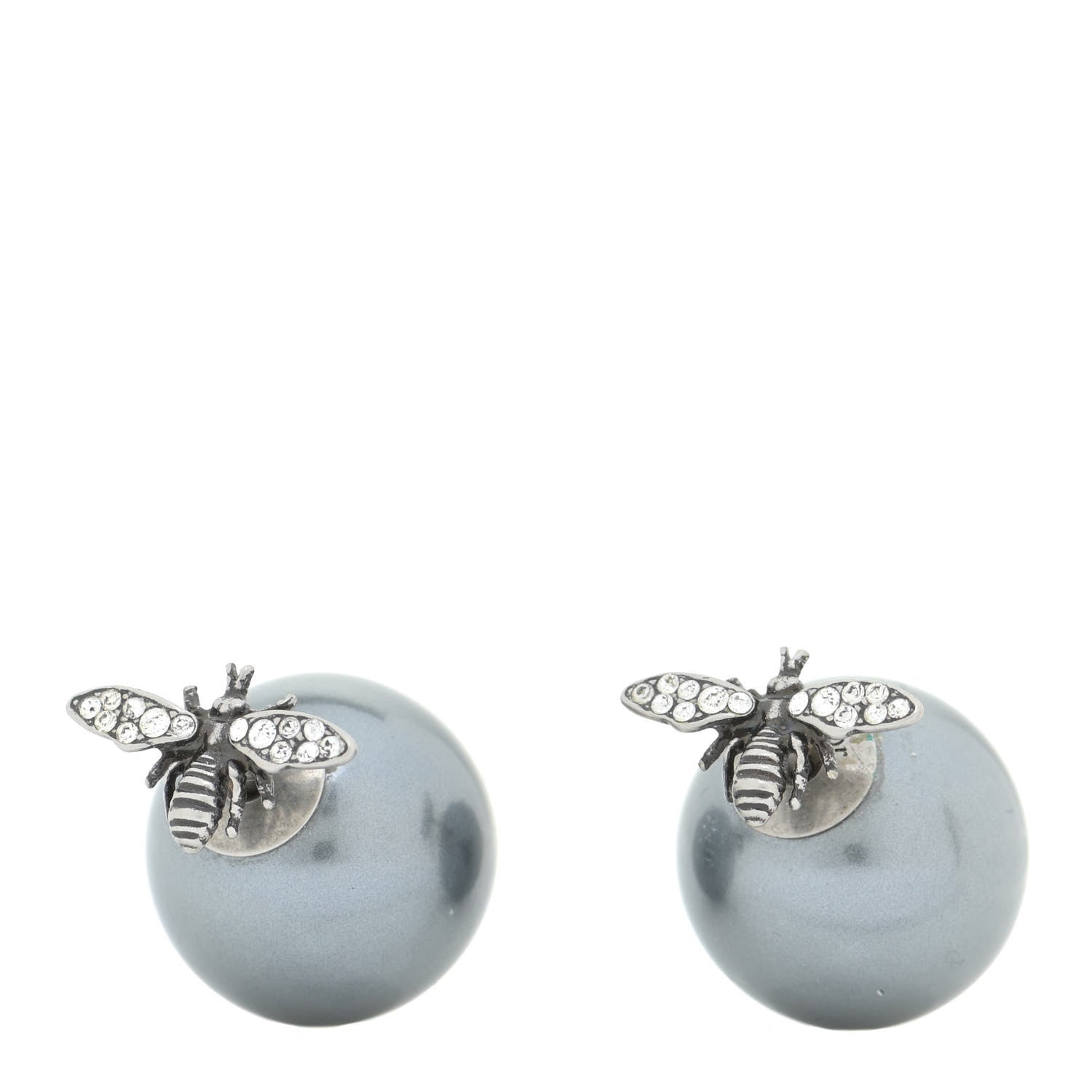 Christian Dior Mise En Dior Tribal Bee Earrings Grey 1 of 4