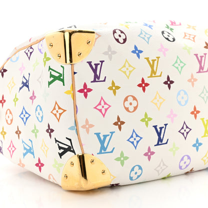 Louis Vuitton Monogram Multicolor Speedy 30 White 8 of 10