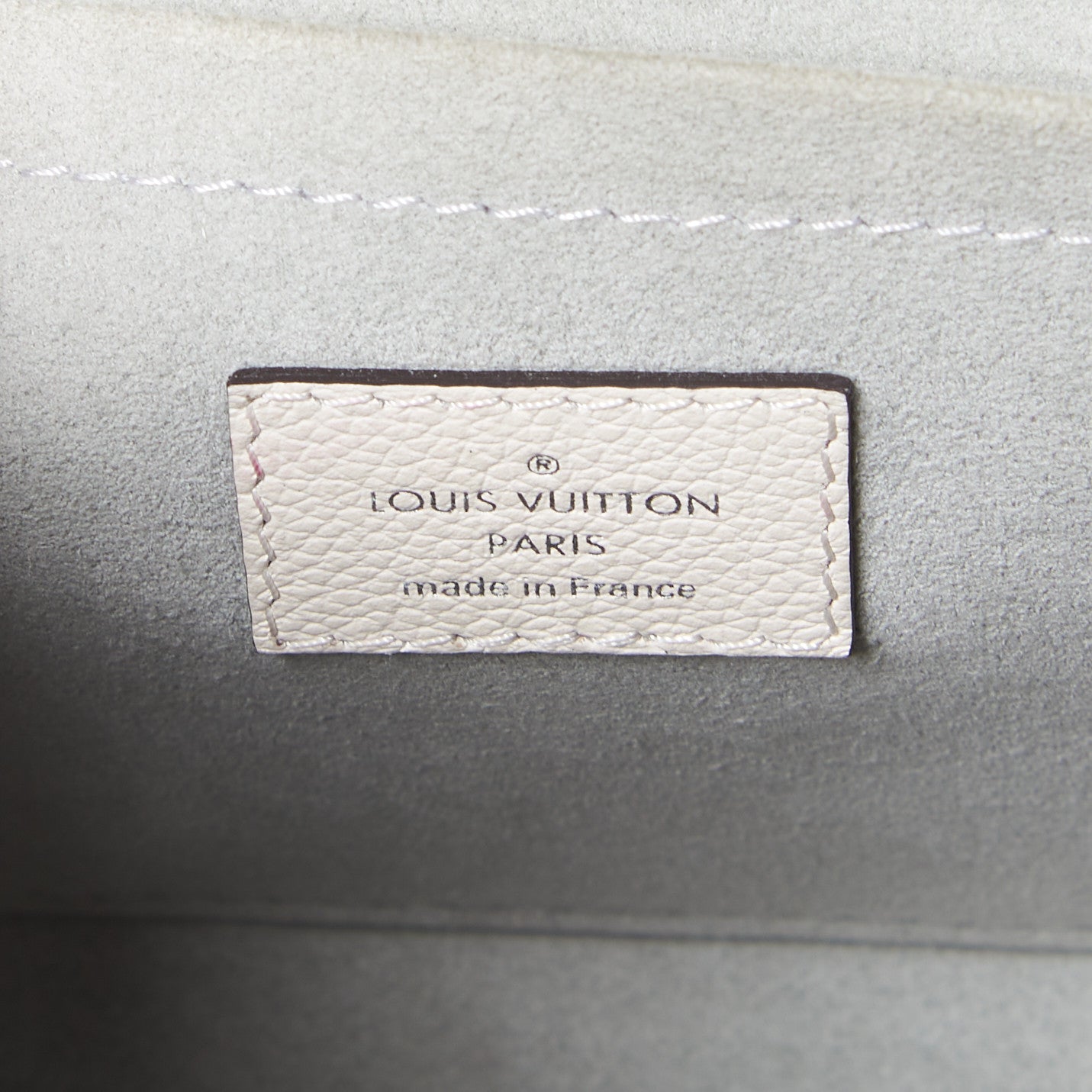 Louis Vuitton Soft Calfskin Studded Mylockme Chain Bag BB White 8 of 10