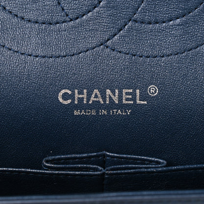 Chanel Patent Quilted Jumbo Double Flap Blue 5 of 12