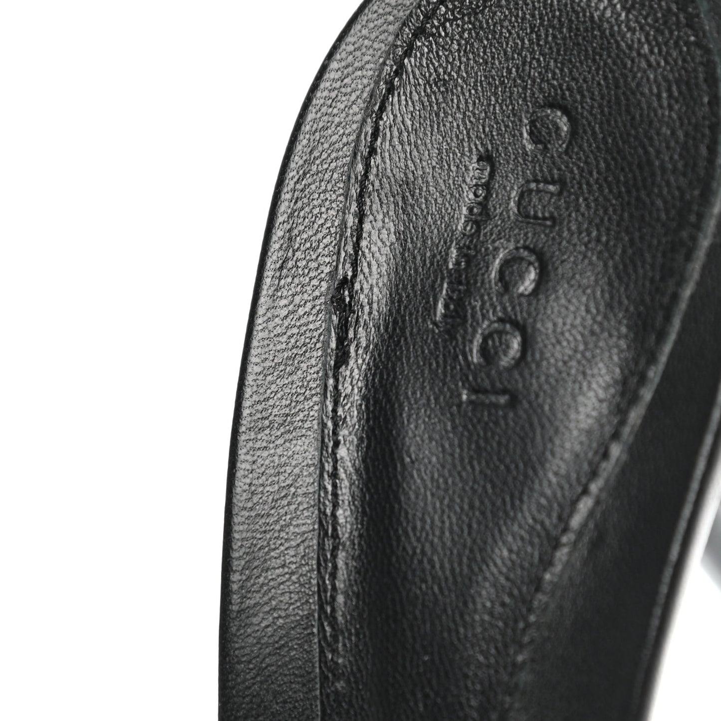 Guccissima Horsebit Mid Heel Slides 39 Bronze