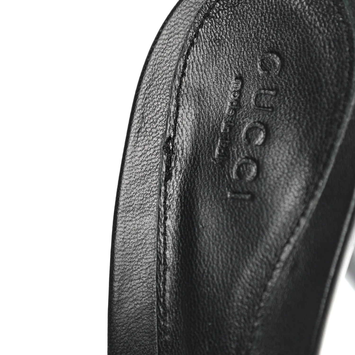 Gucci Guccissima Horsebit Mid Heel Slides 39 Bronze 9 of 9