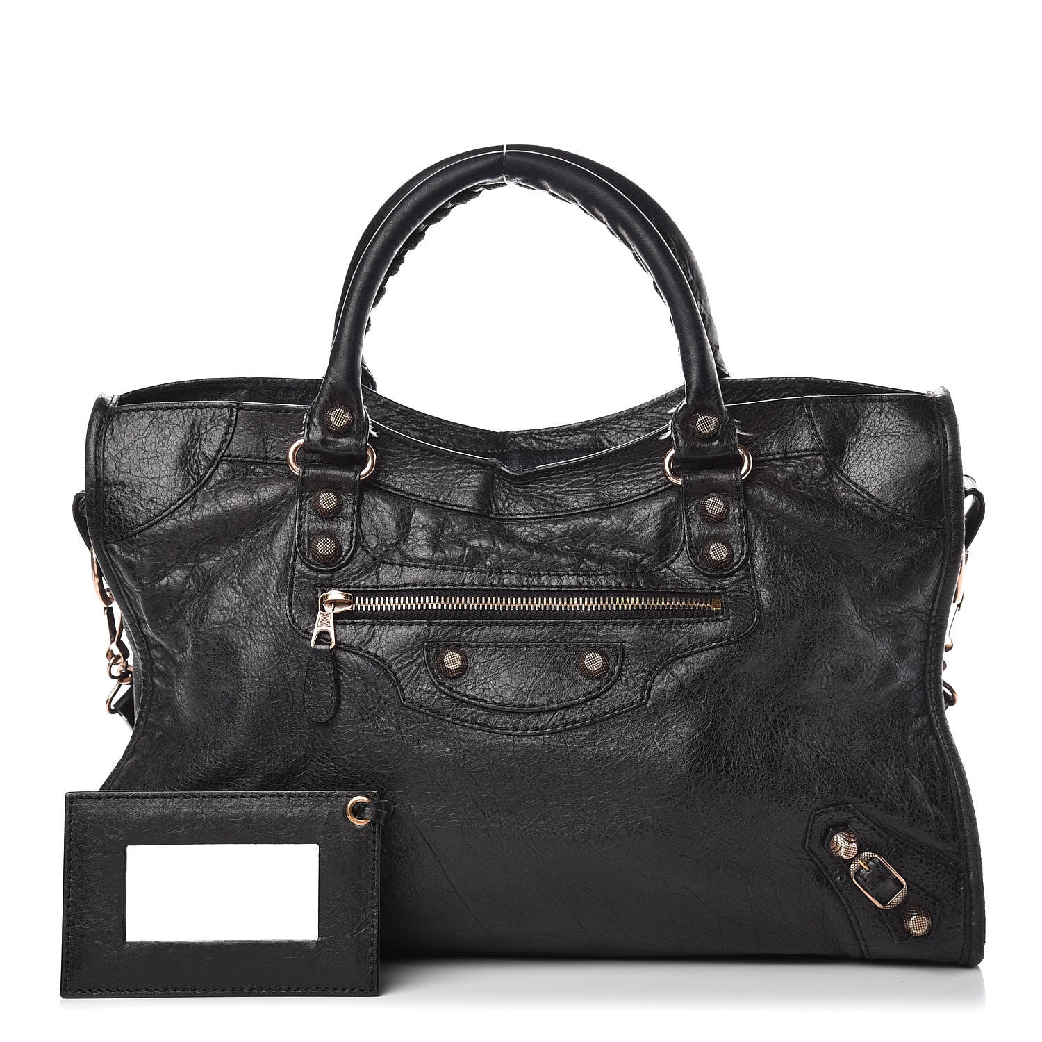Balenciaga Agneau Giant 12 Rose Gold Hardware City Black 1 of 16