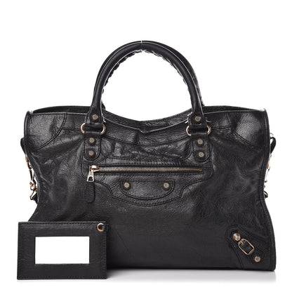 Balenciaga Agneau Giant 12 Rose Gold Hardware City Black 1 of 16