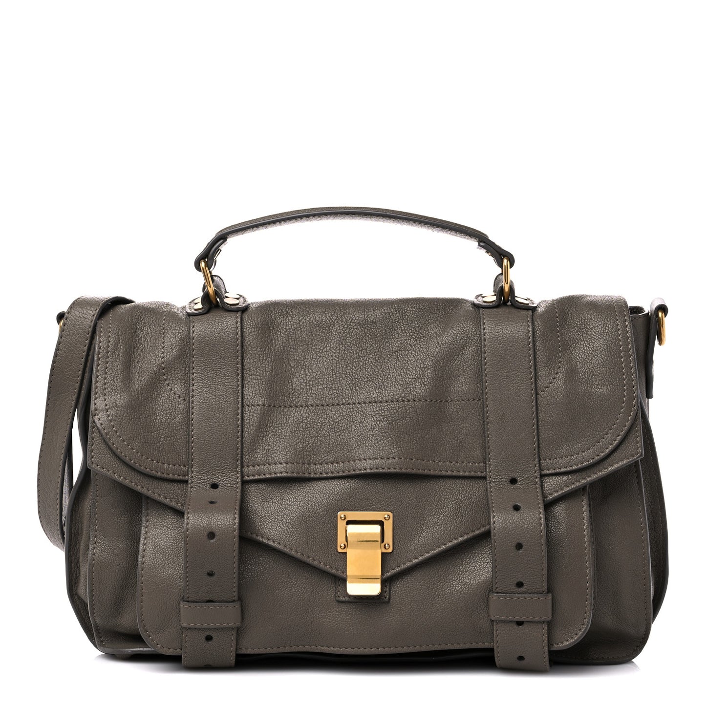 Lambskin Medium PS1 Satchel Smoke