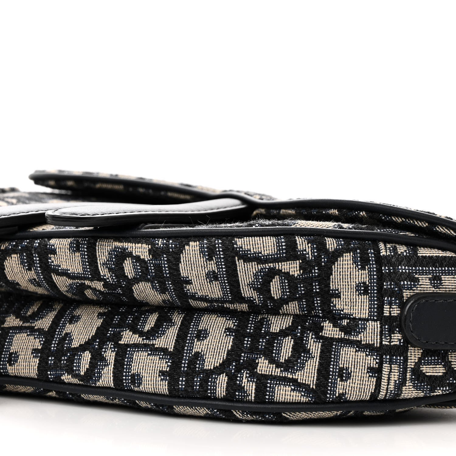Christian Dior Oblique Mini Saddle Bag With Strap Blue 10 of 11
