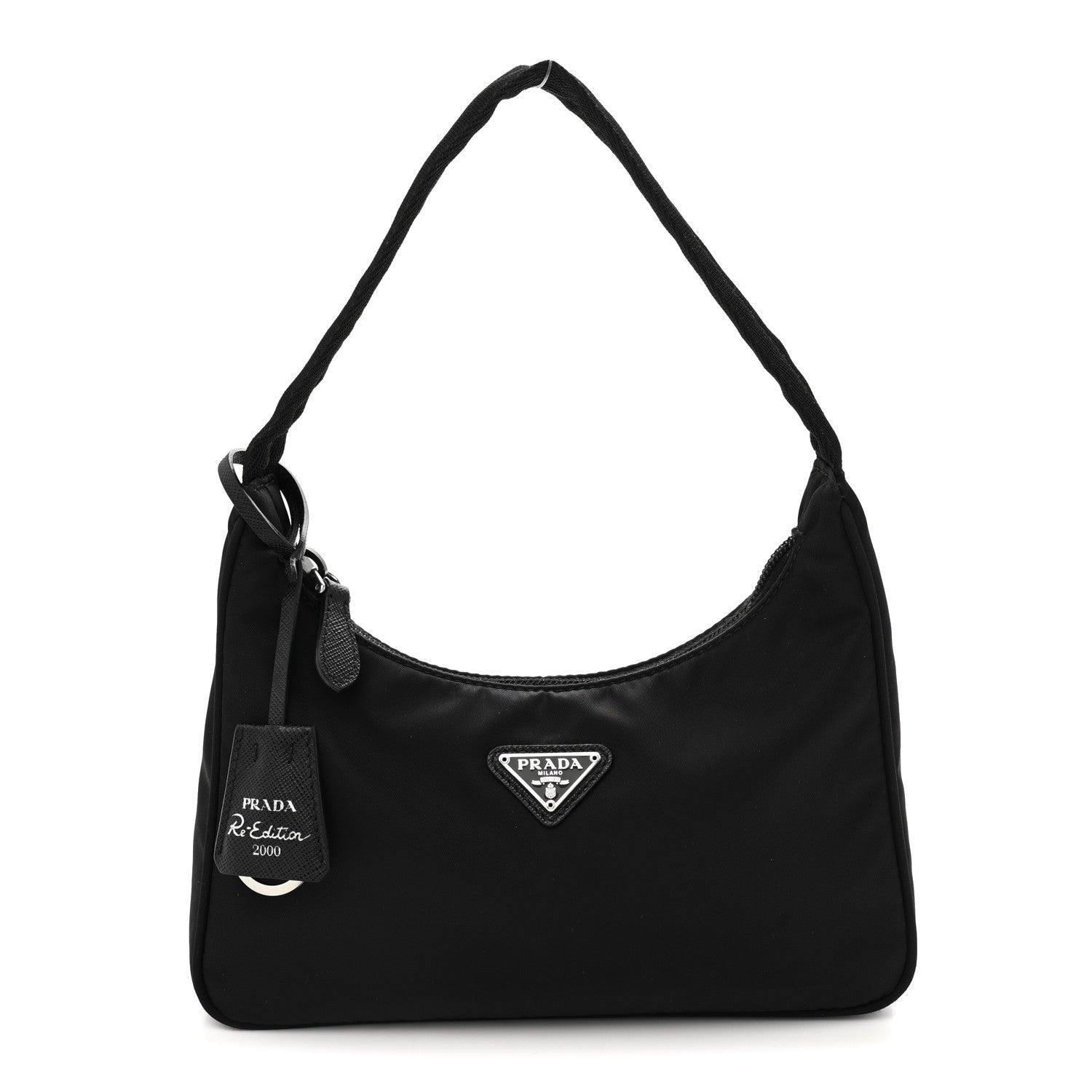 Prada Tessuto Nylon Mini Re-Edition 2000 Bag Black 1 of 12