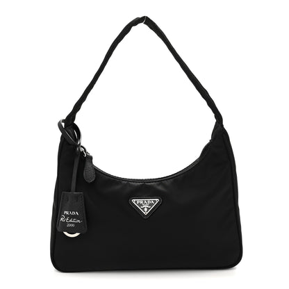 Prada Tessuto Nylon Mini Re-Edition 2000 Bag Black 1 of 12