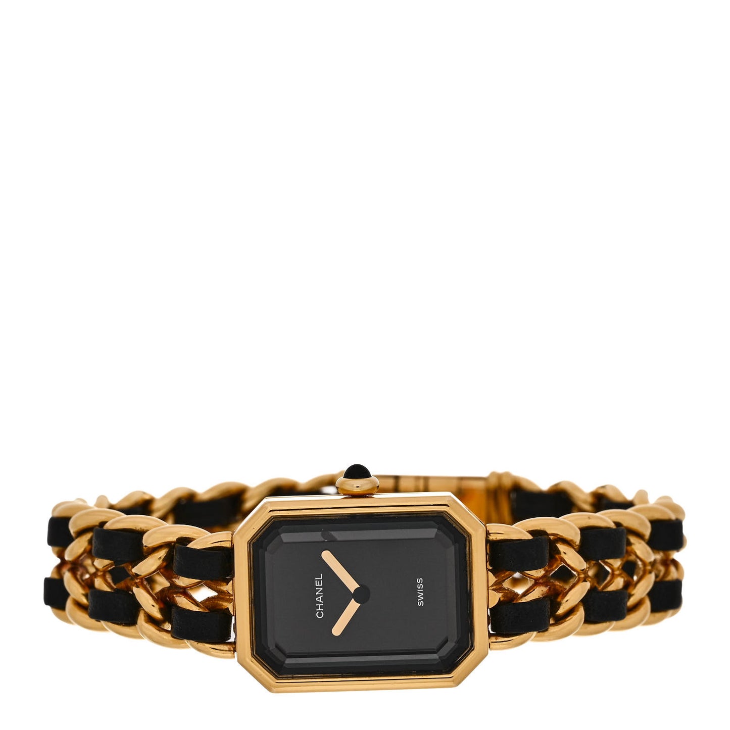 Stainless Steel Lambskin 20mm Chain Premiere Quartz Watch Gold L