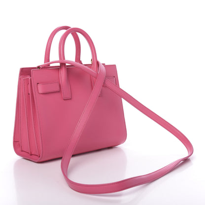 Saint Laurent Calfskin Nano Sac De Jour Rose Clair 4 of 14